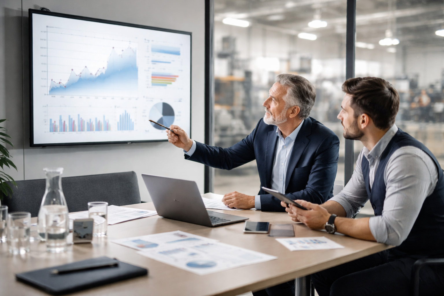 Illustration de Calcul ROI agent IA commercial : modèle simple pour PME industrielle