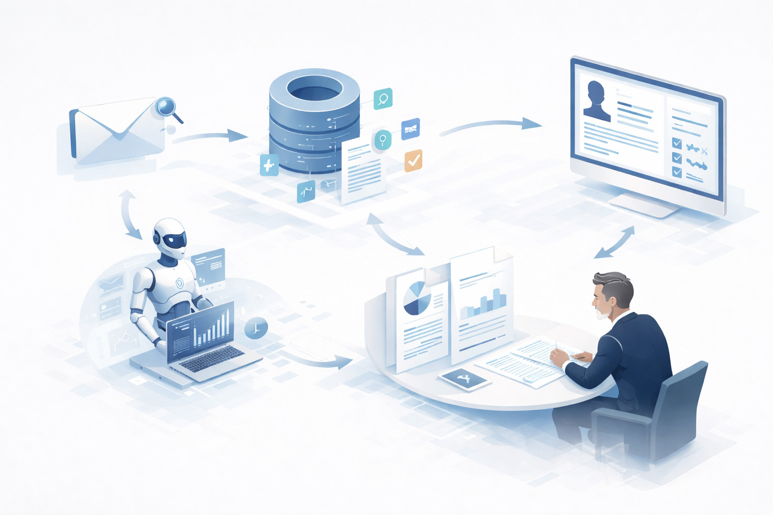 workflow agent ia commercial qualification crm