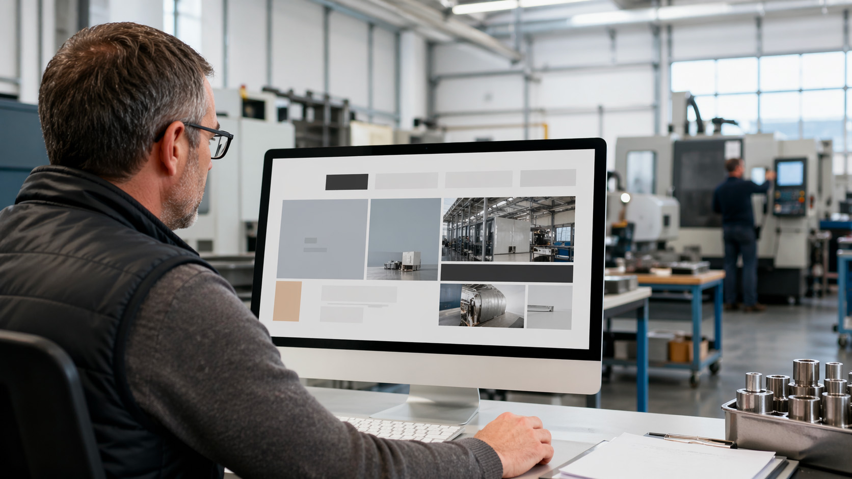 Illustration de Créer un site web pour une entreprise industrielle : méthode complète